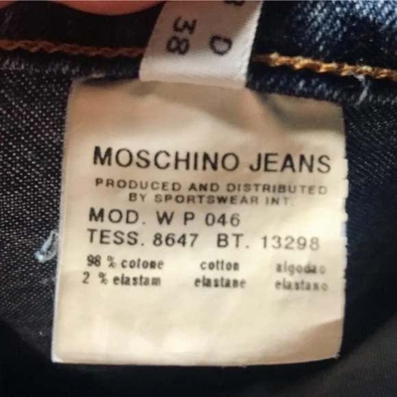 MOSCHINO JEANS Designer Bootcut Jeans - Picture 8 of 8